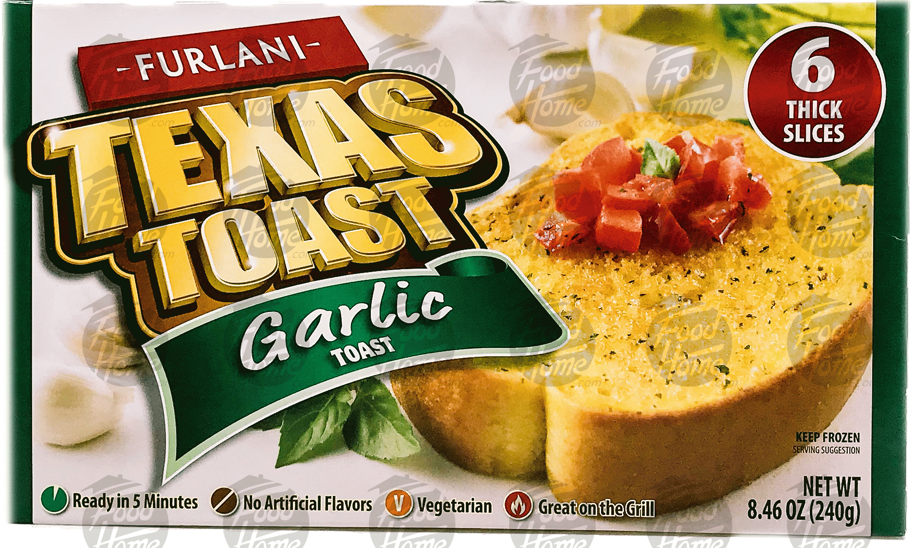 Furlani Texas Toast garlic toast, 6 thick slices Full-Size Picture